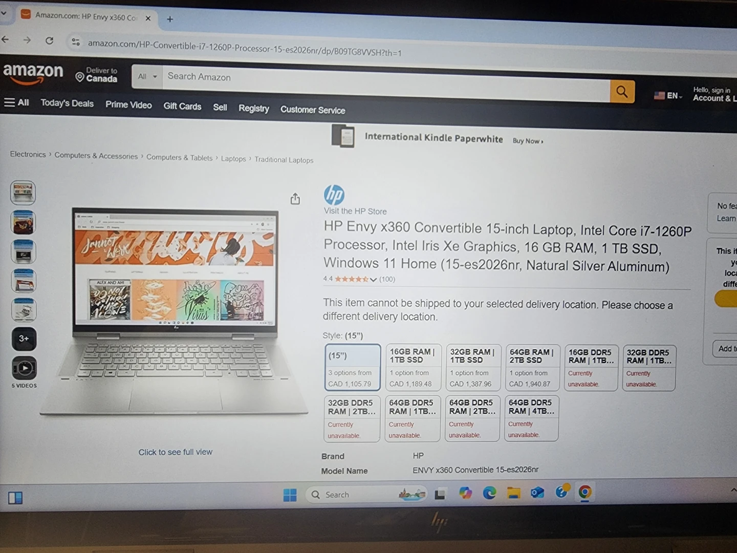 HP Envy x360 Convertible 15-inch Laptop - photo 3