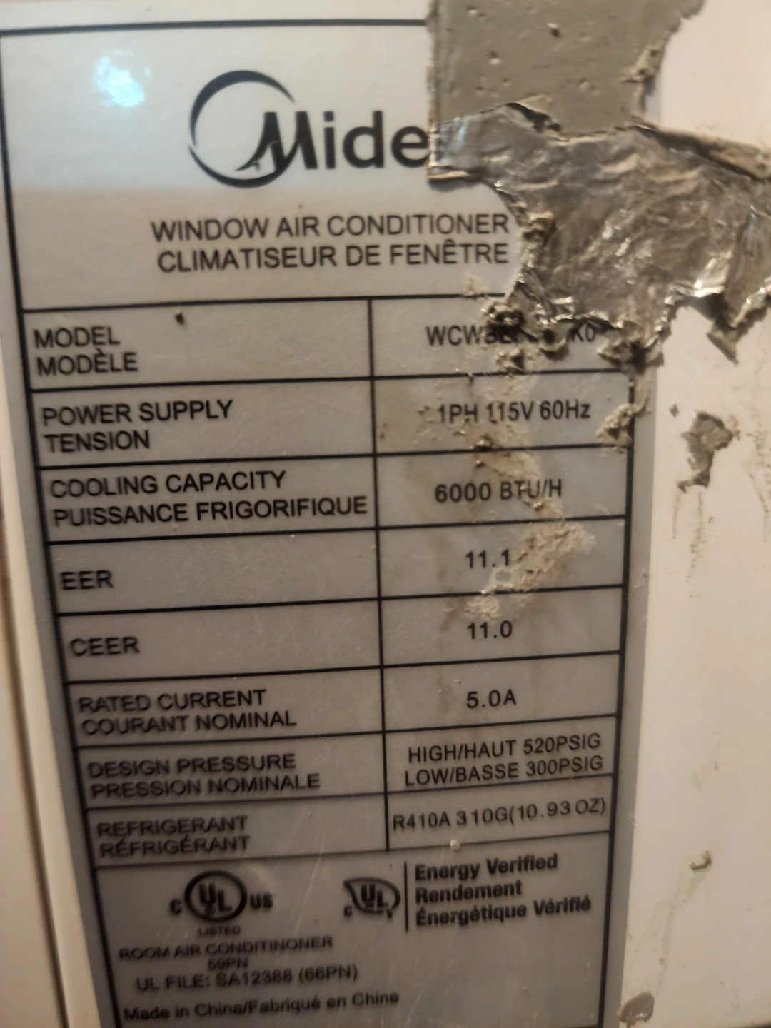Midea Window Air Conditioner 6000BTU - photo 3