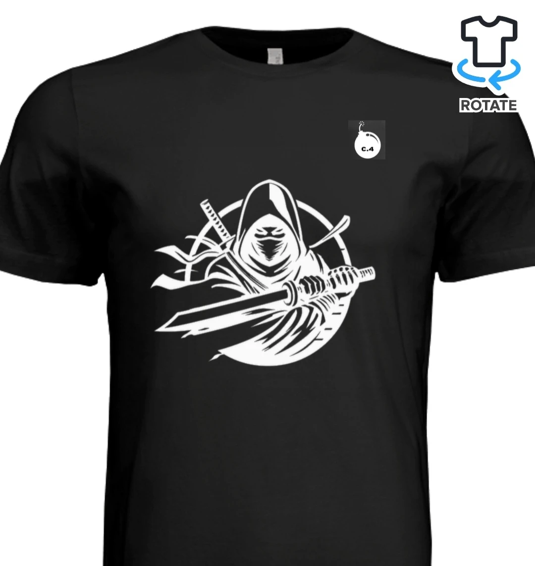 Black Ninja Graphic T-Shirt