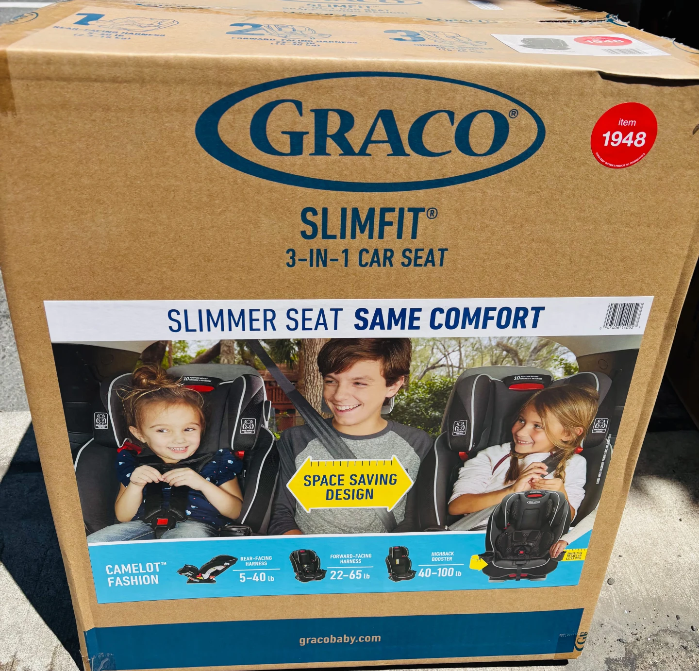 Graco SlimFit 3-in-1 Car Seat