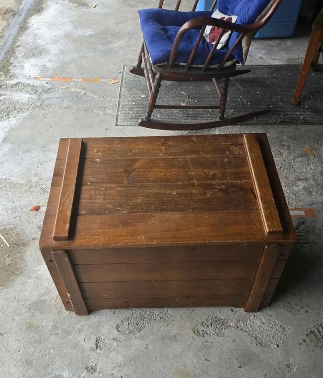 Wooden Storage Chest Trunk