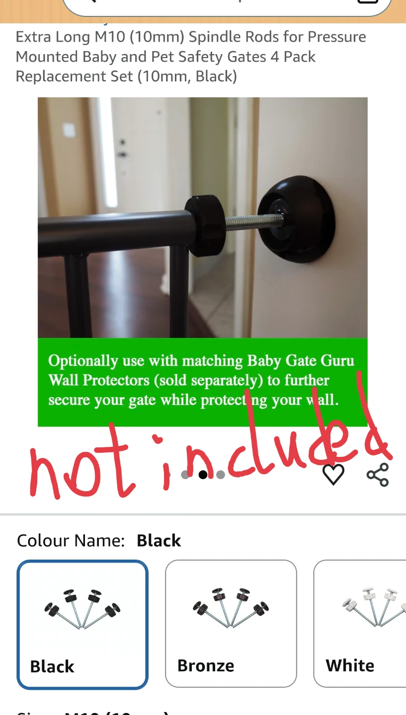 Brica Baby Gate - Red Wood and Black Metal⚽ - photo 5