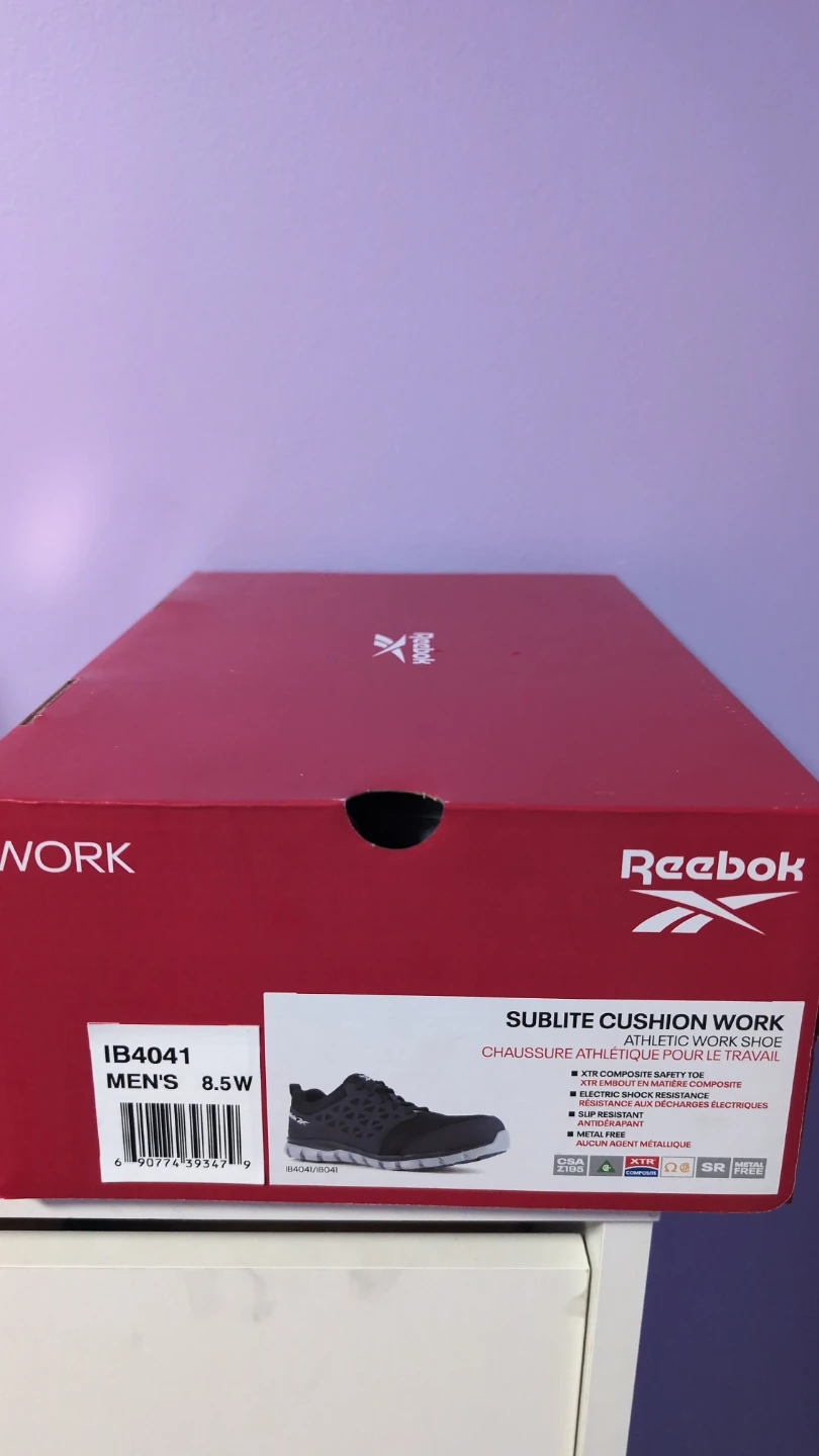 Reebok Sublite Cushion Work Athletic Shoes - Men's 8.5