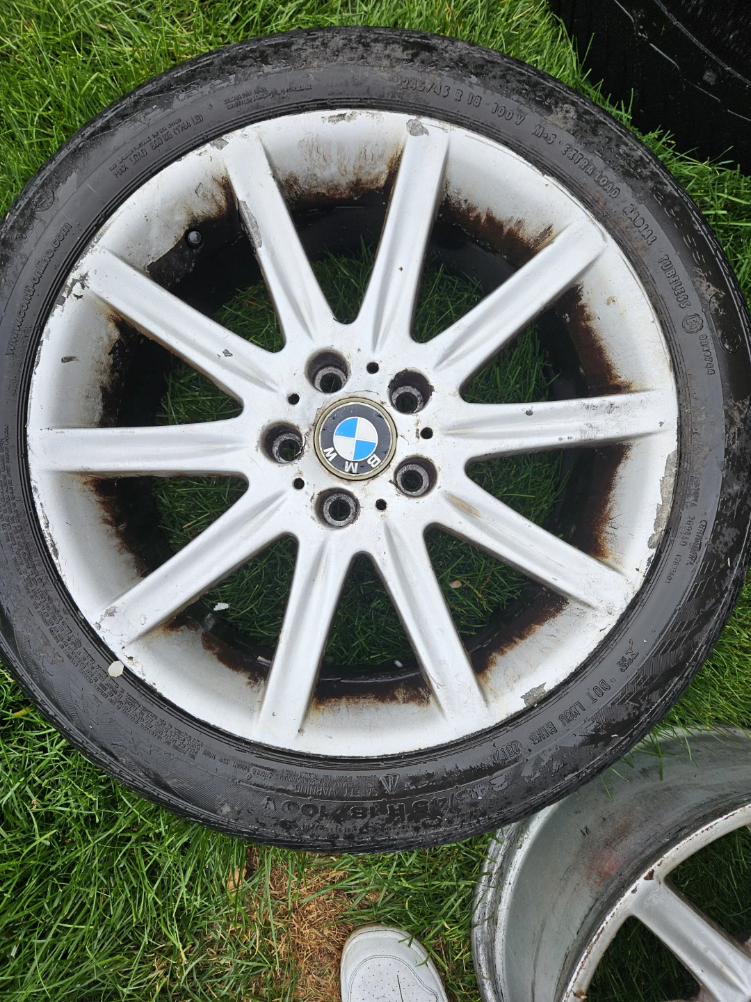 18" BMW Alloy Wheels (Set of 4) with winter tires - photo 2