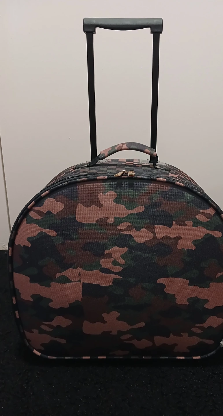 Camouflage Rolling Carry-On Suitcase