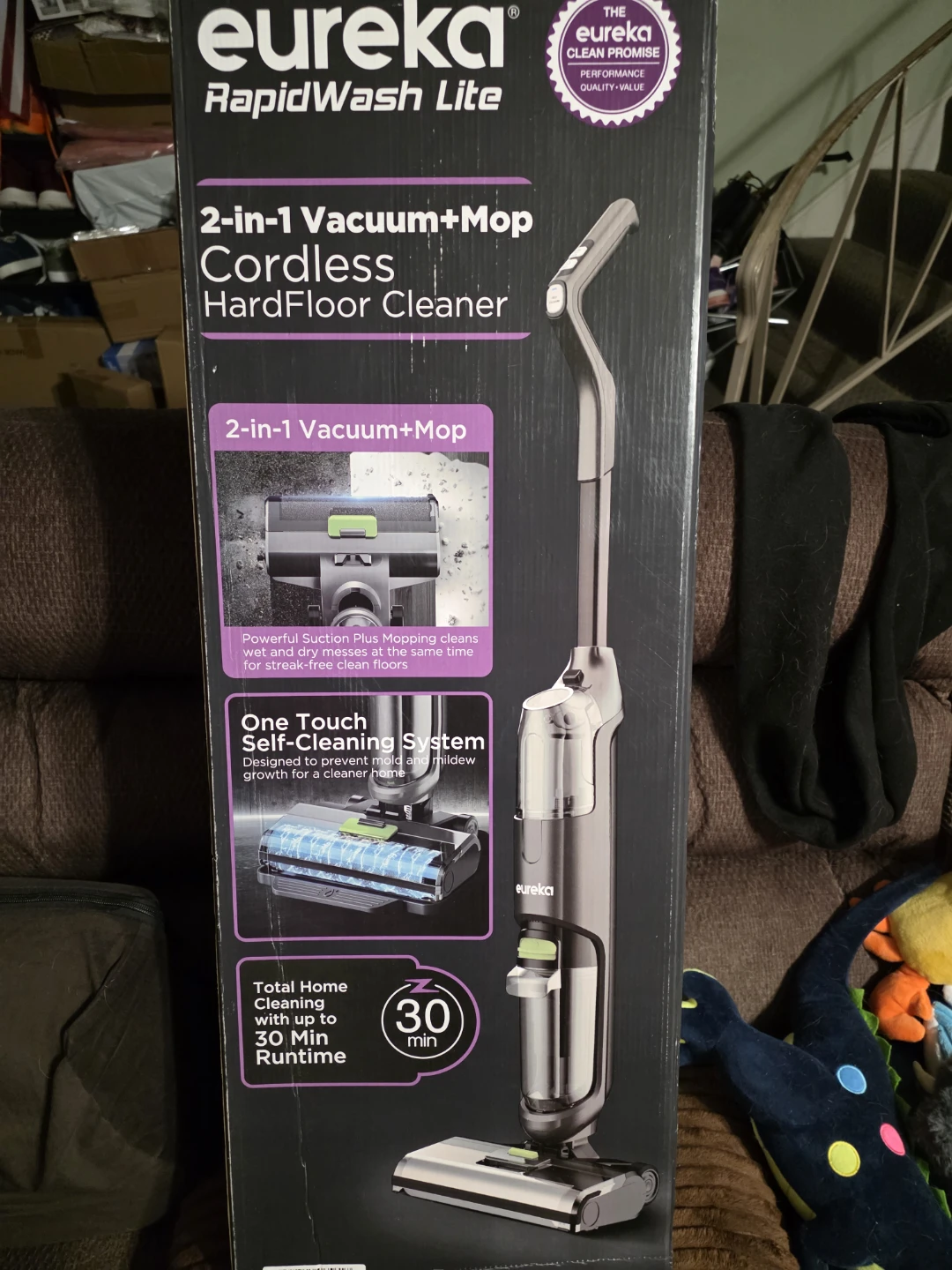 Eureka RapidWash Lite 2-in-1 Cordless Vacuum + Mop Hard Floor