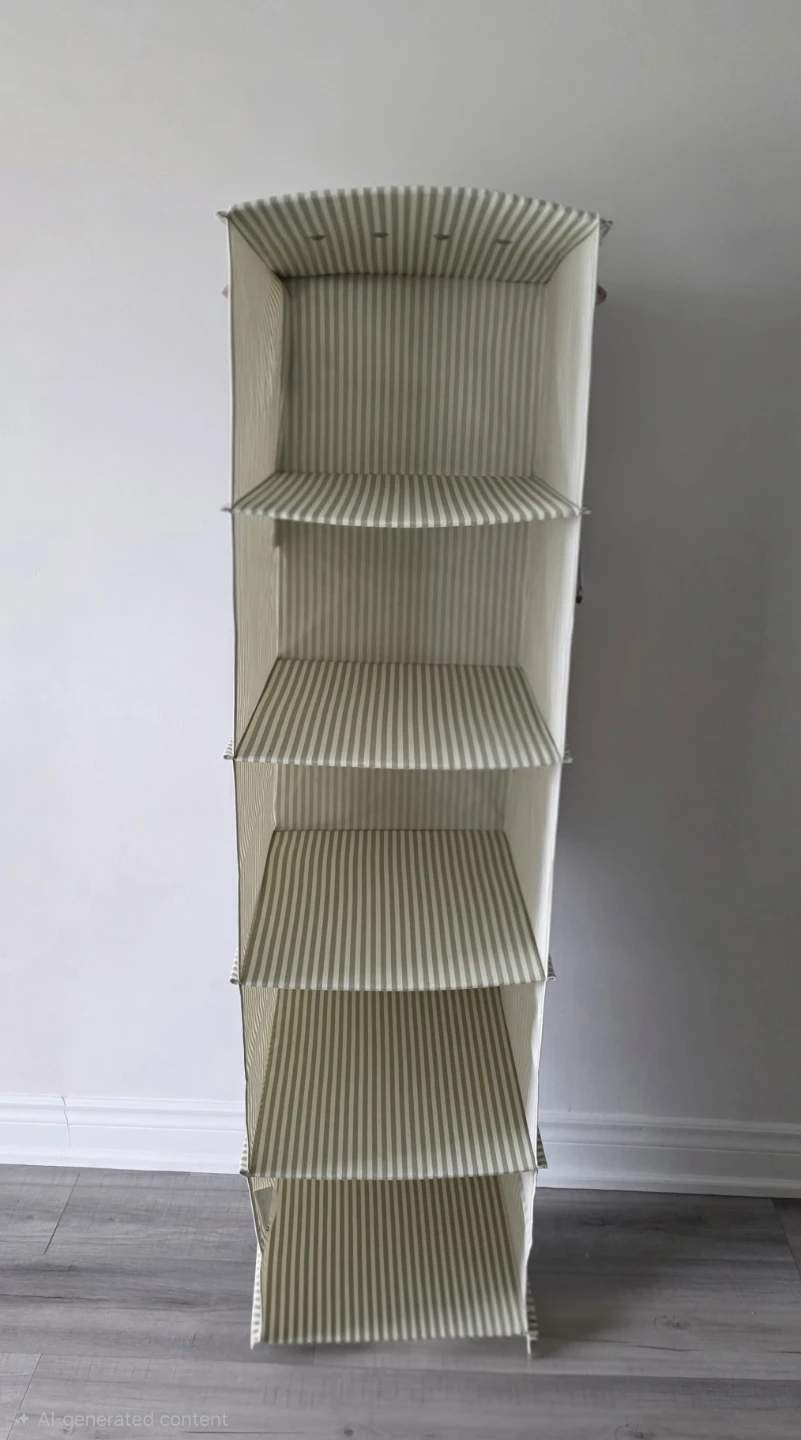 IKEA Linnan Hanging Closet Organizer with 5 Shelves