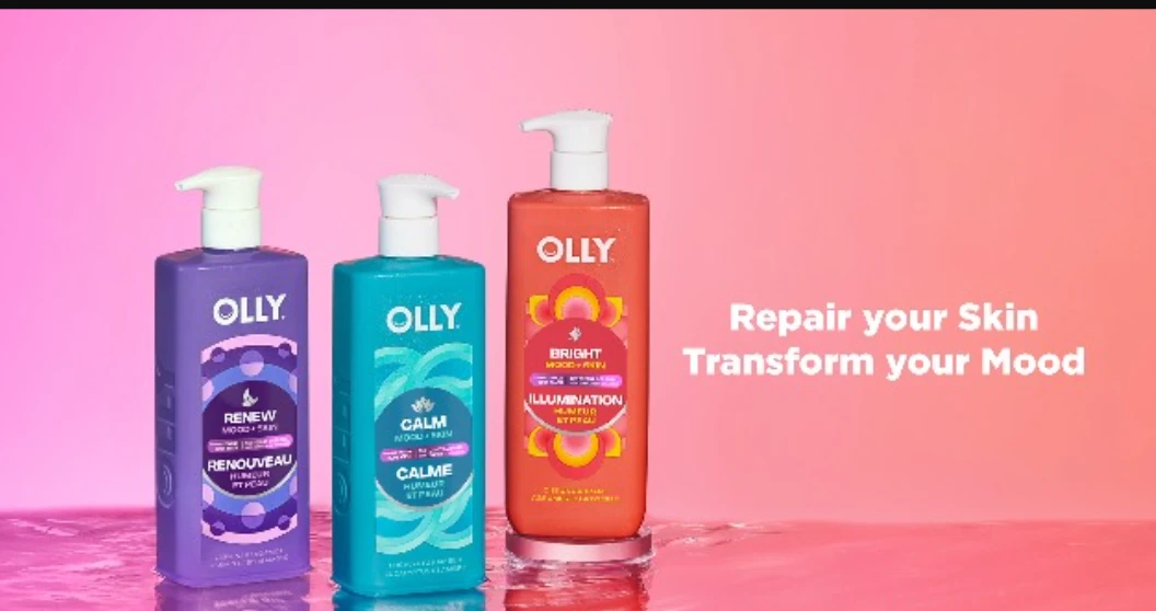 OLLY Renew, Calm, and Bright Mood + Skin repair Body wash