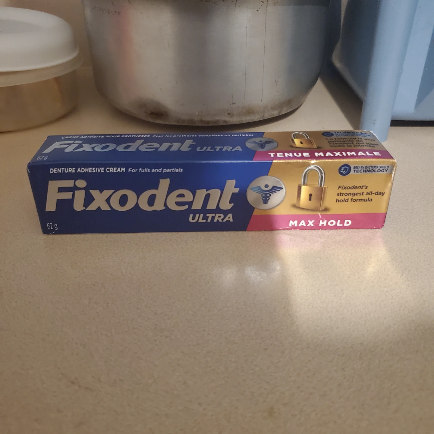 Fixodent Ultra Max Hold Denture Adhesive Cream