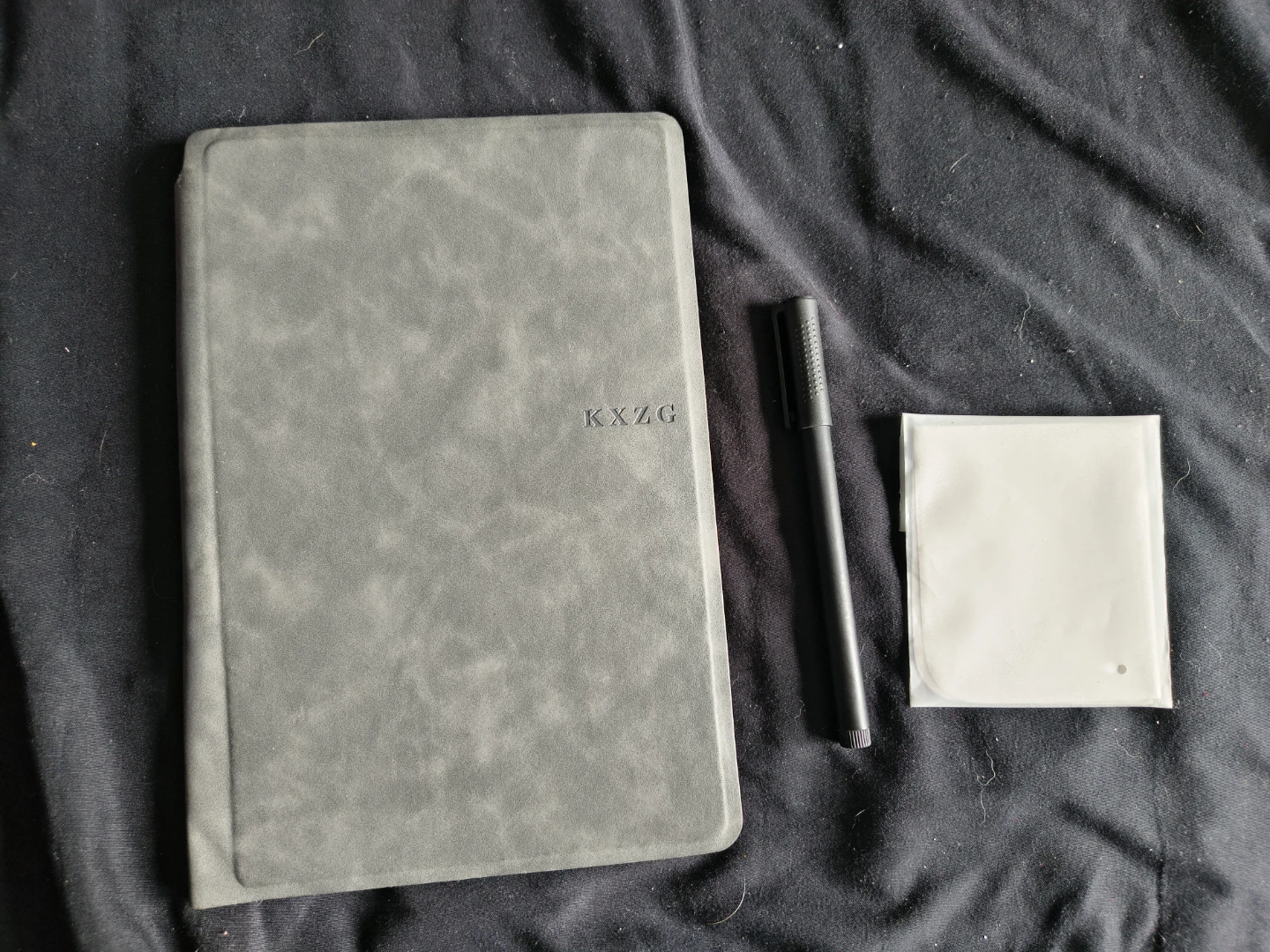 Foldable whiteboard with marker and eraser