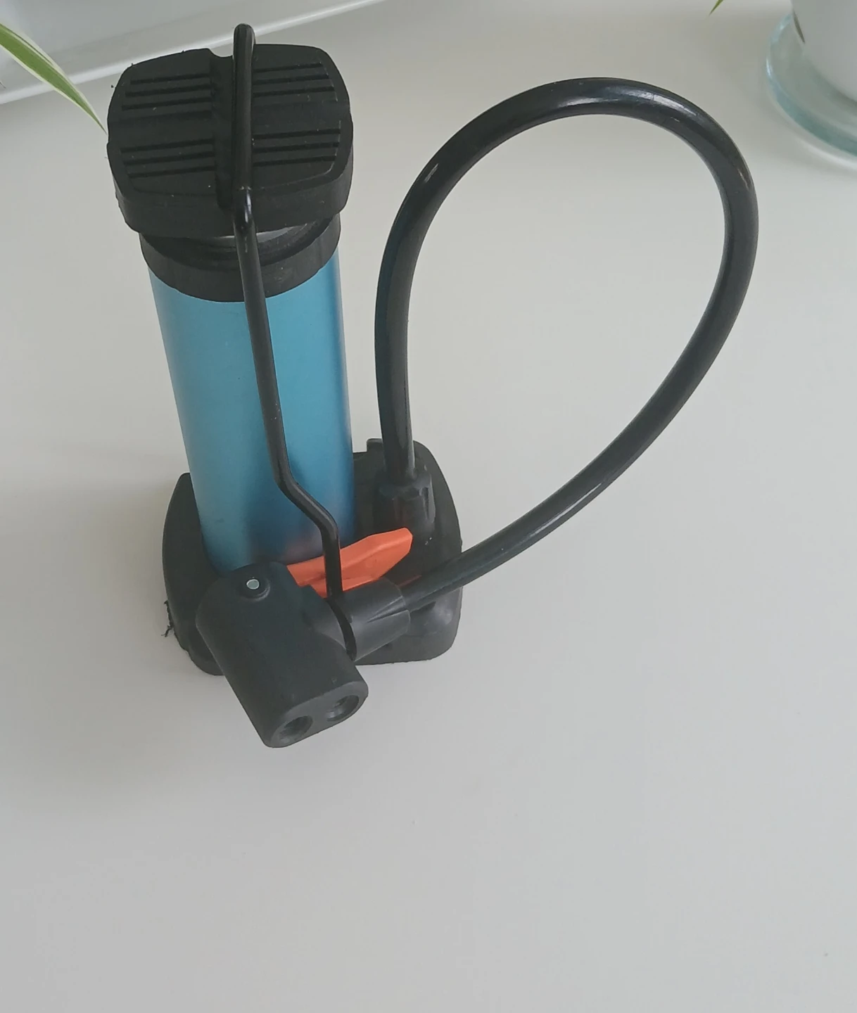 Portable convenient Blue Bicycle Floor Pump - photo 2