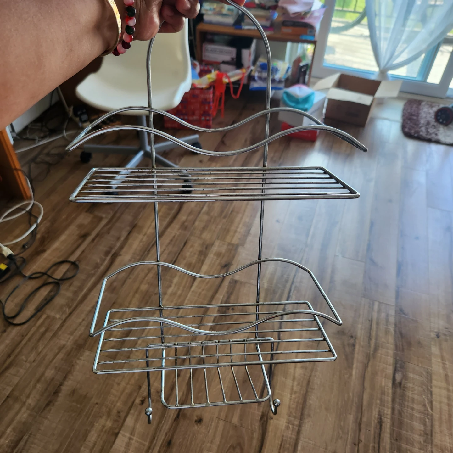 2-Tier Wire Shower Caddy - photo 4