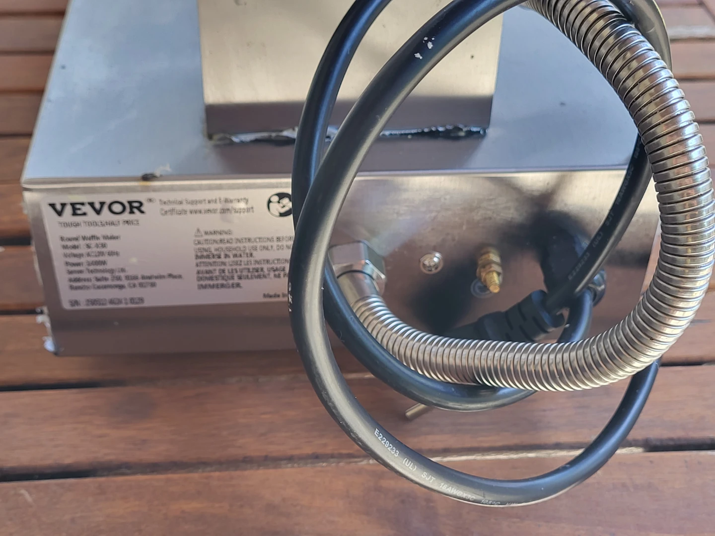 ⚽️ Vevor Commercial Bubble Waffle Maker ⚽️ - photo 5