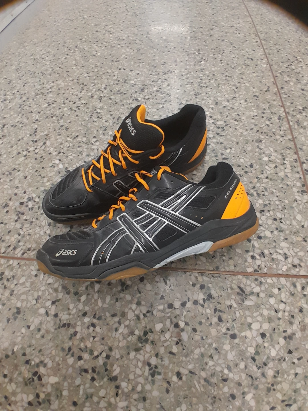 ASICS Gel-Tactic Shoes Black Orange Men's Size 13 - photo 4