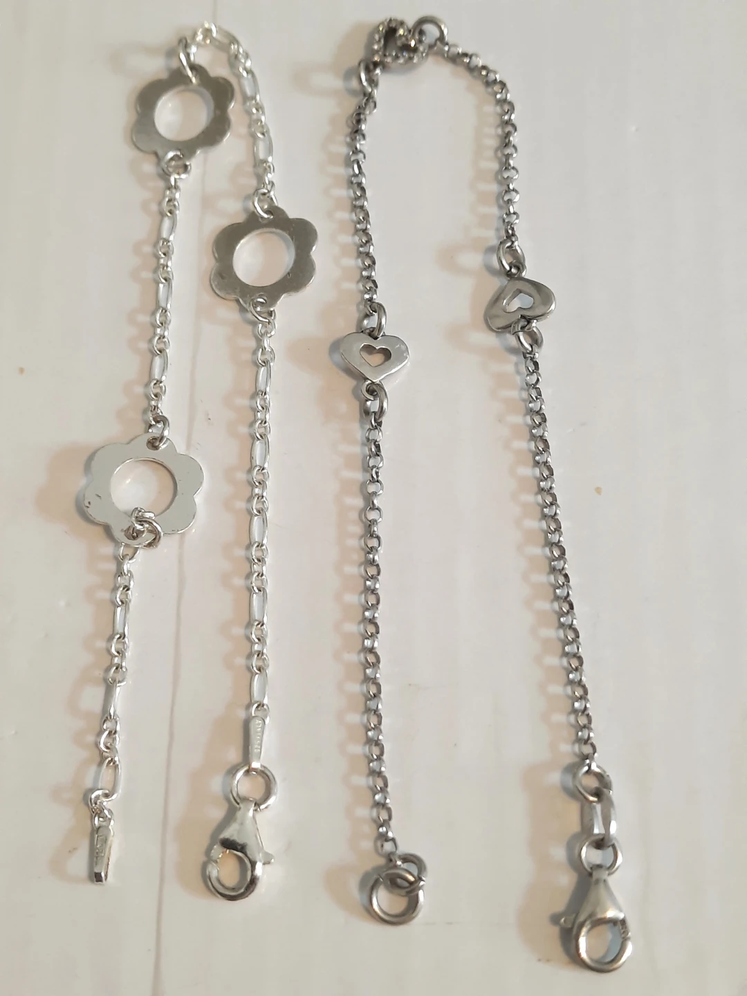 Sterling Silver Charm Bracelet Extenders
