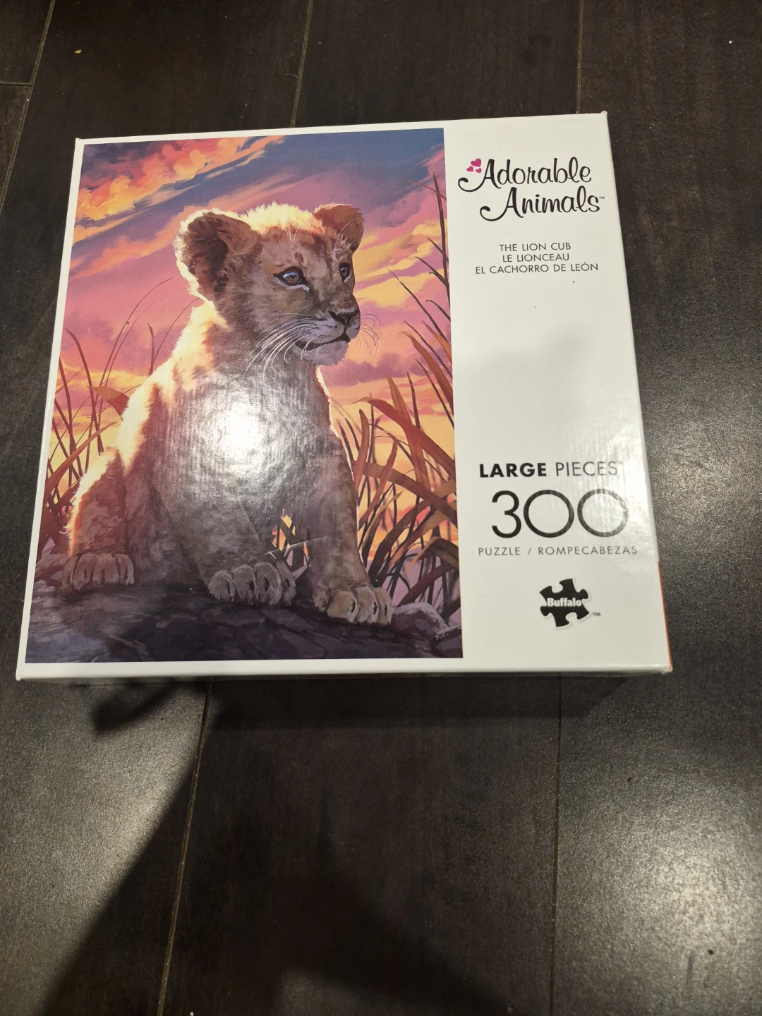 Lion Cub 300 Piece Puzzle  New but the seal is broken