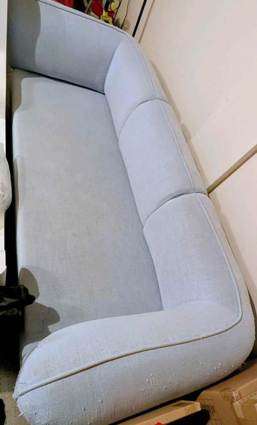 Modern Sky Blue 3-Seater Sofa - photo 2