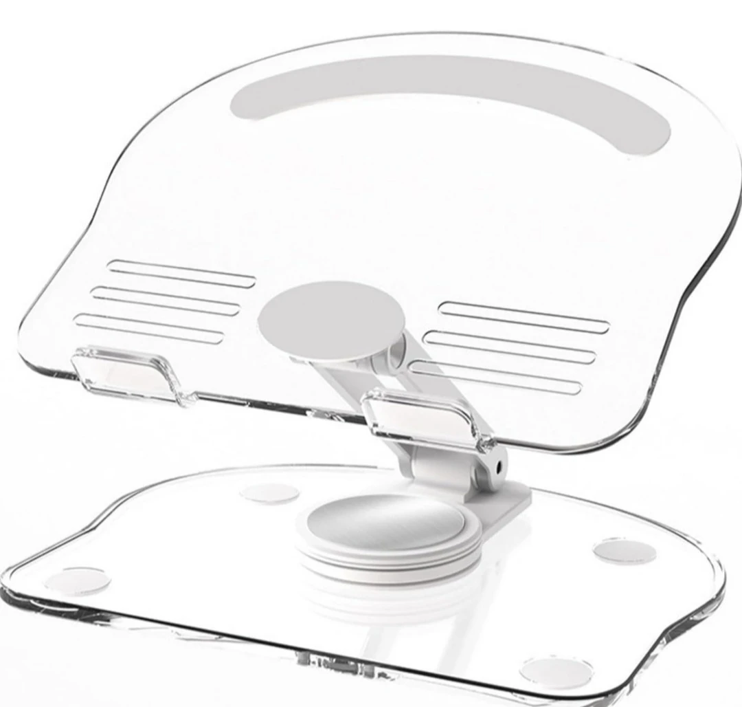 Adjustable Clear Acrylic Tablet/Book Stand - photo 2