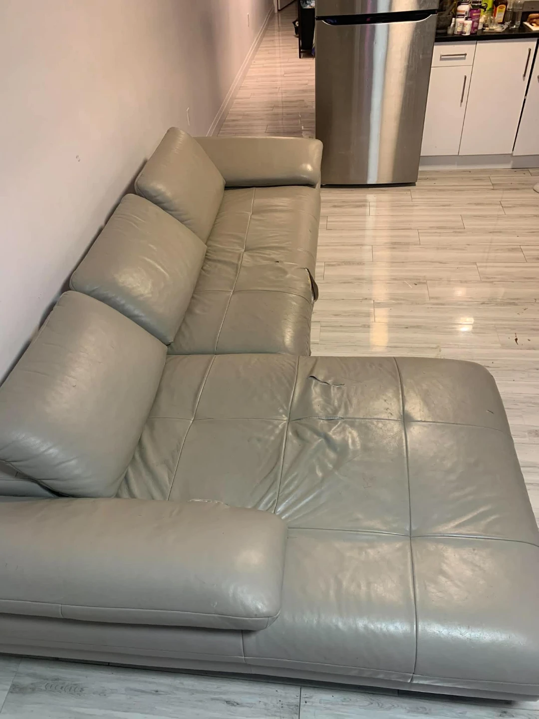 Grey Sectional Sofa - photo 3