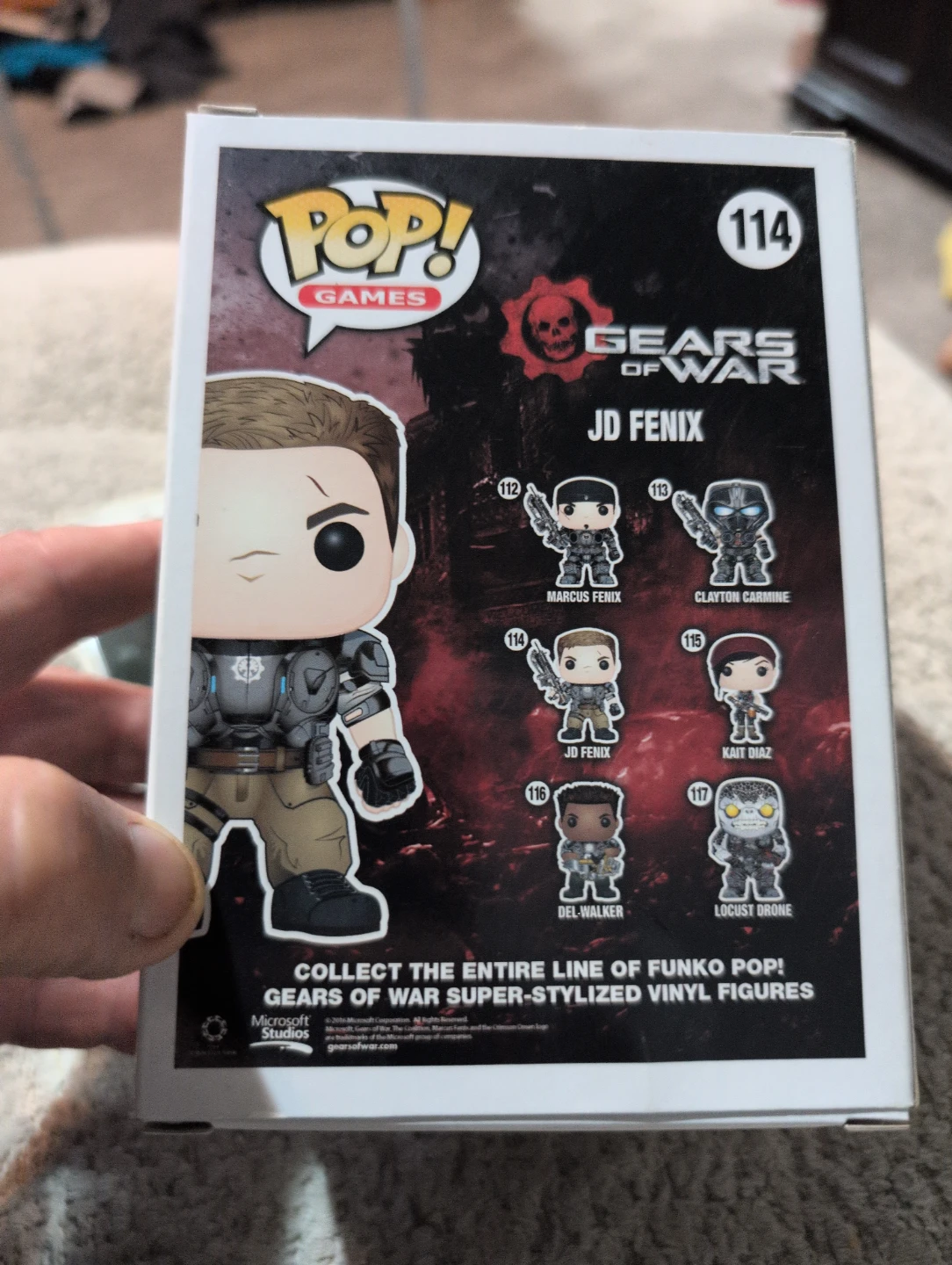 Funko Pop! Games Gears of War JD Fenix #114 Vinyl Figure - photo 2