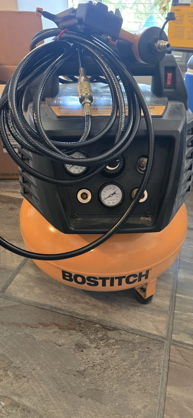Bostitch Air Compressor with Brad Nailer