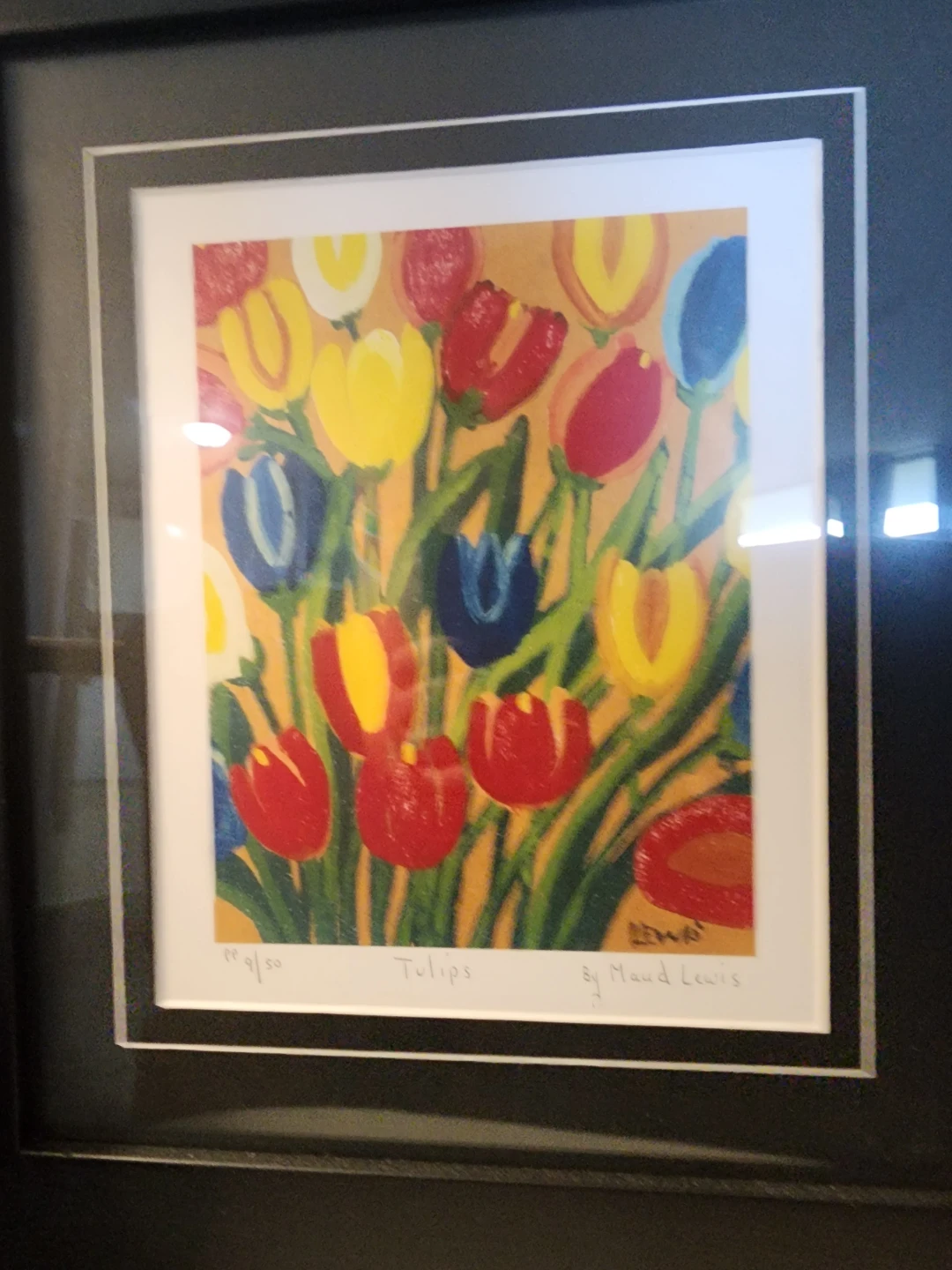Maud Lewis "Tulips" Print