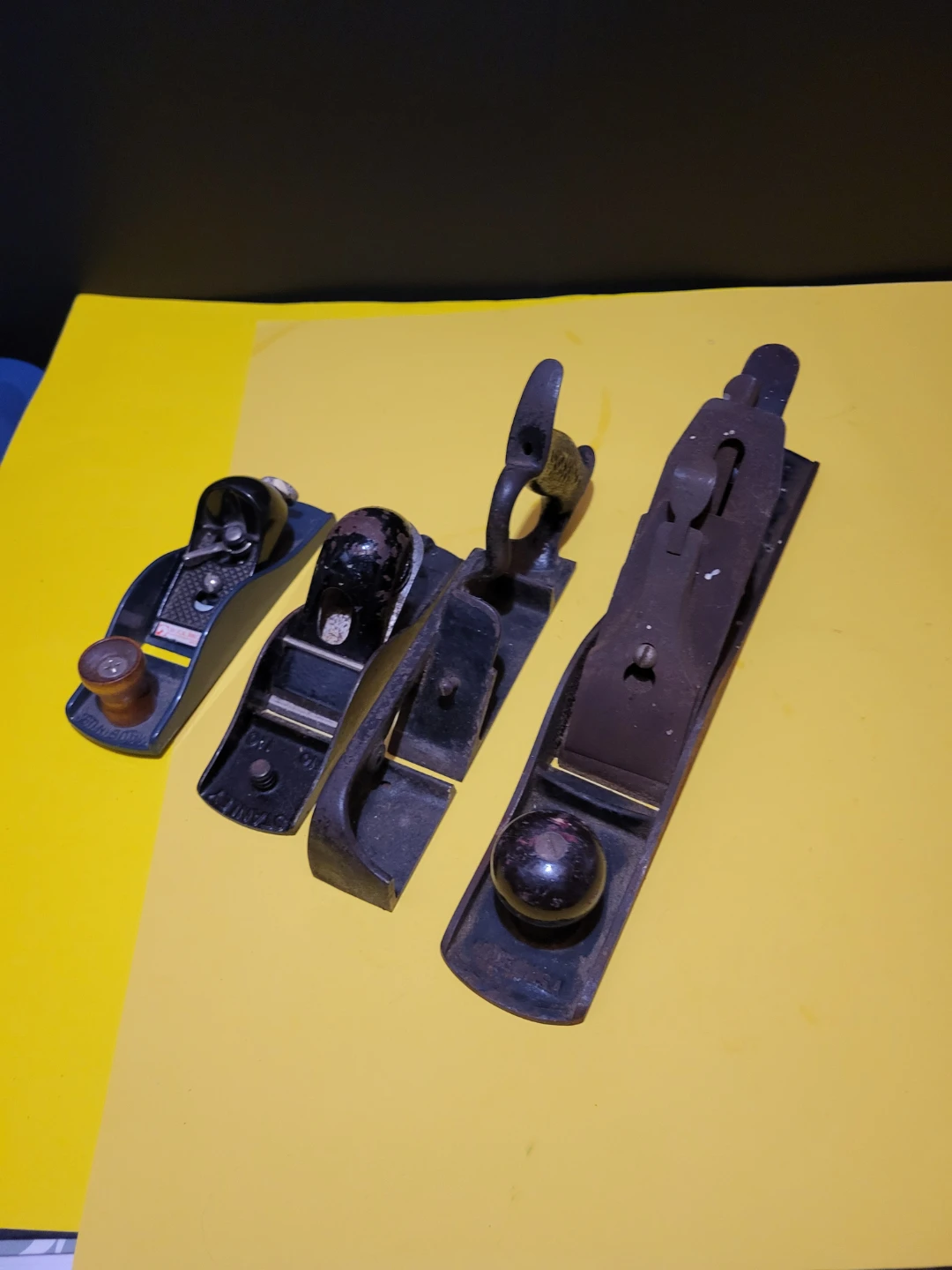 Assorted Wood Hand Plane Tools