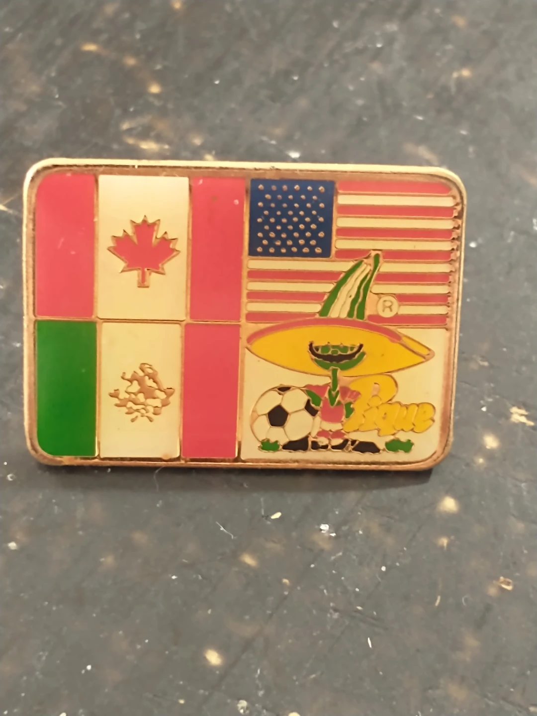 Sport Billy Productions Canada/USA/Mexico Soccer Pin