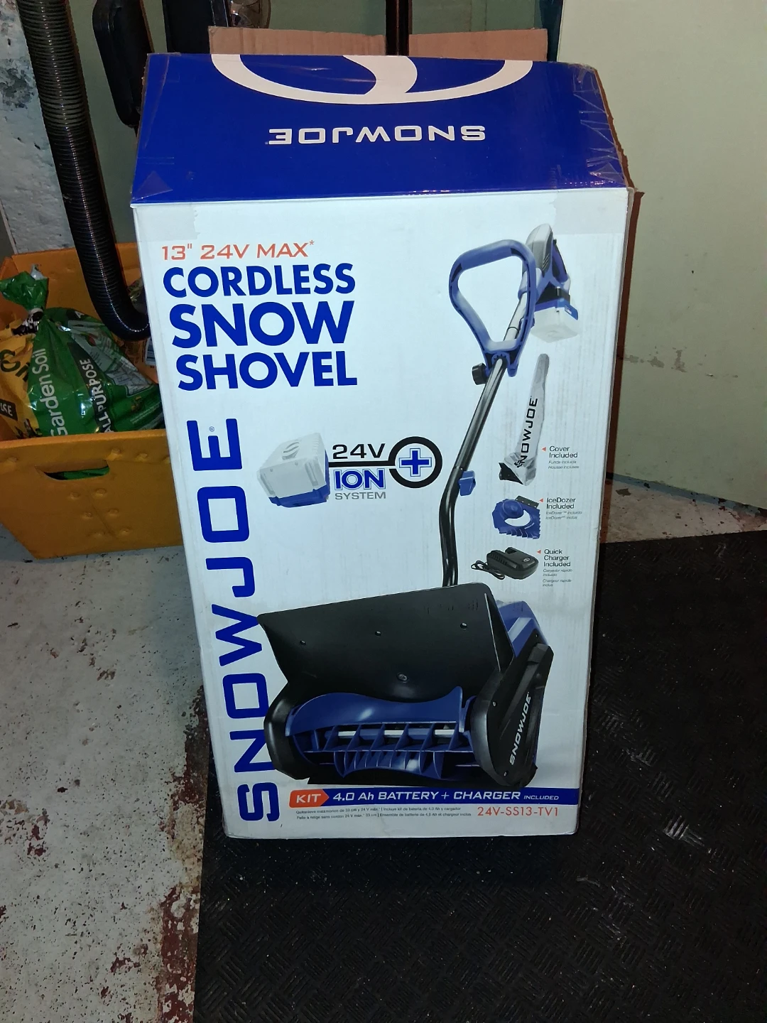 Snow Joe 13" Cordless Snow Shovel with 24V Battery