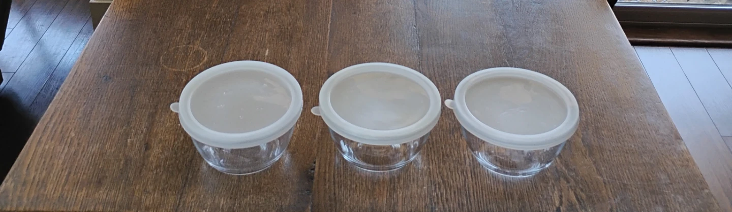 Glass Bowls with Lids - photo 2