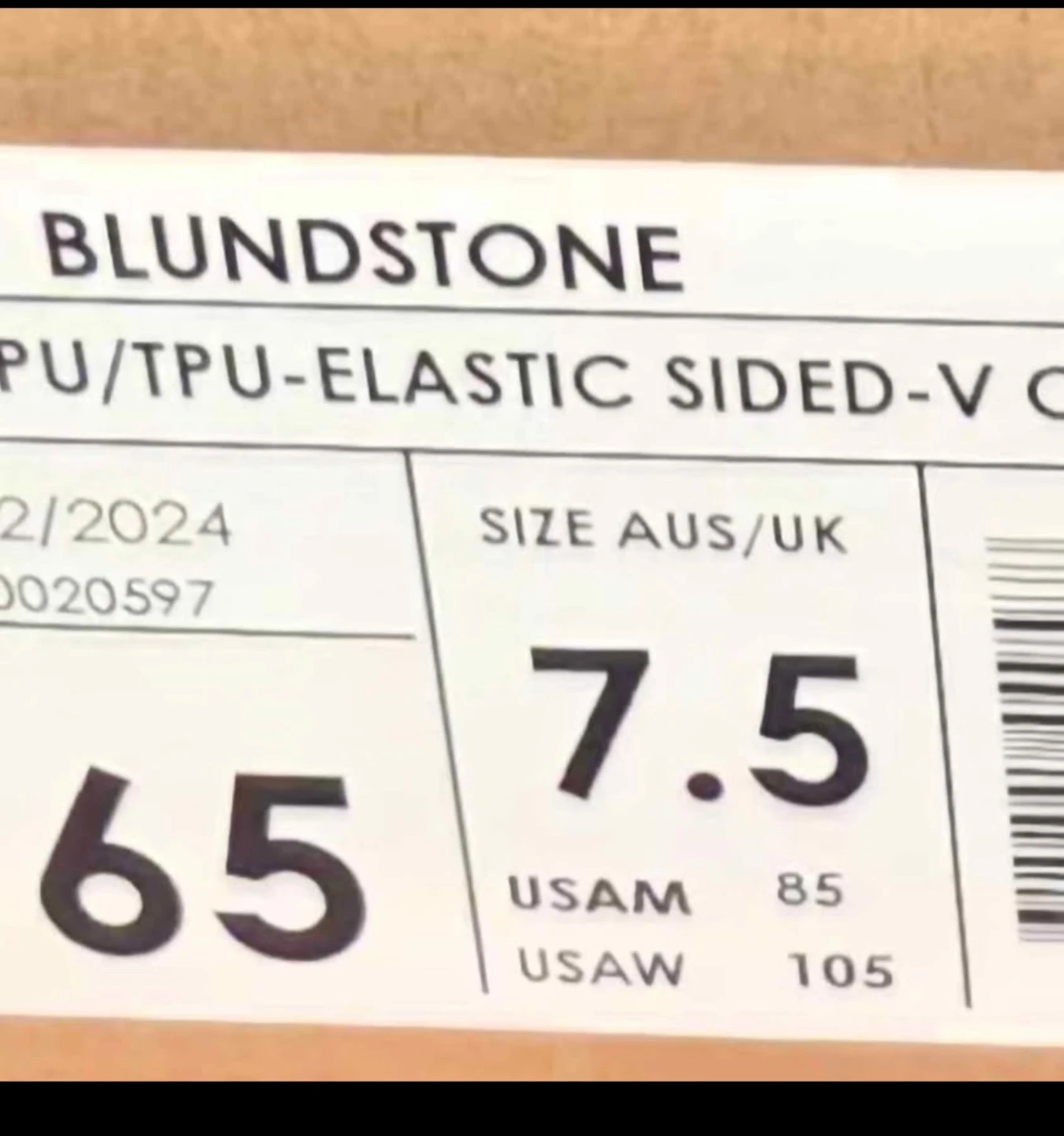 Blundstone Black Elastic Sided V Cut Safety Boots