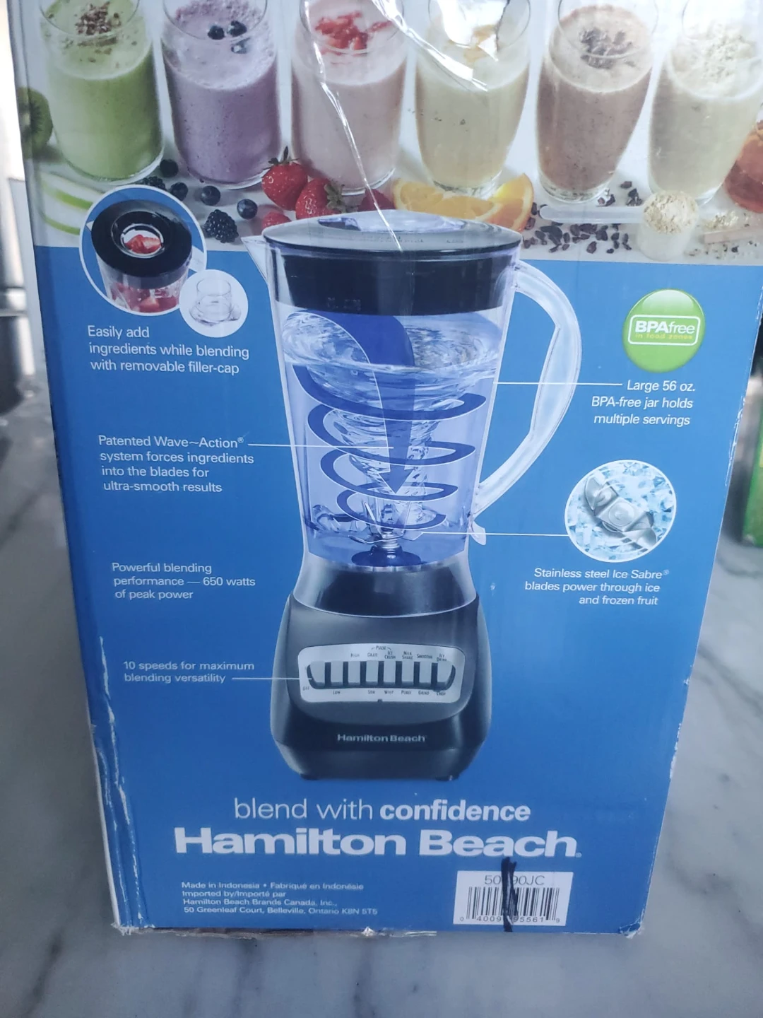 Hamilton Beach Smoothie Blender - 56 oz Capacity - photo 2
