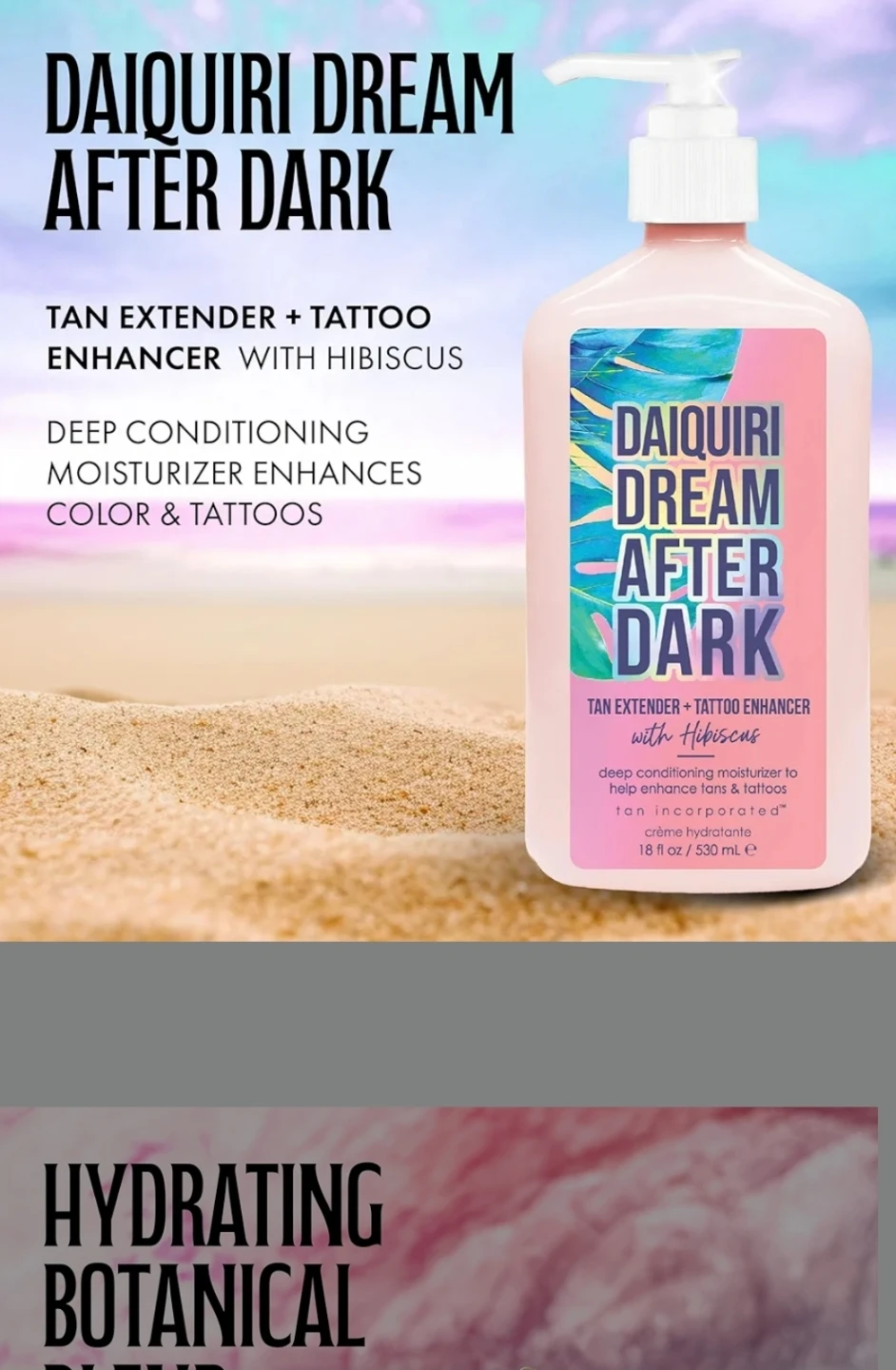Tan Extender + Tattoo Enhancer with Hibiscus