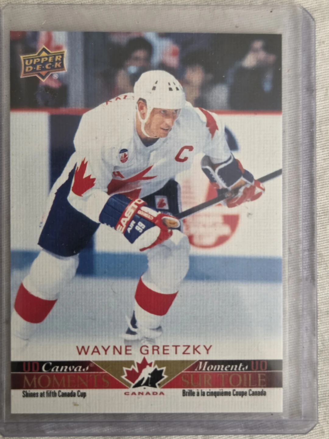 Tim Hortons Wayne Gretzky UD Canvas Hockey Card 2021-2022