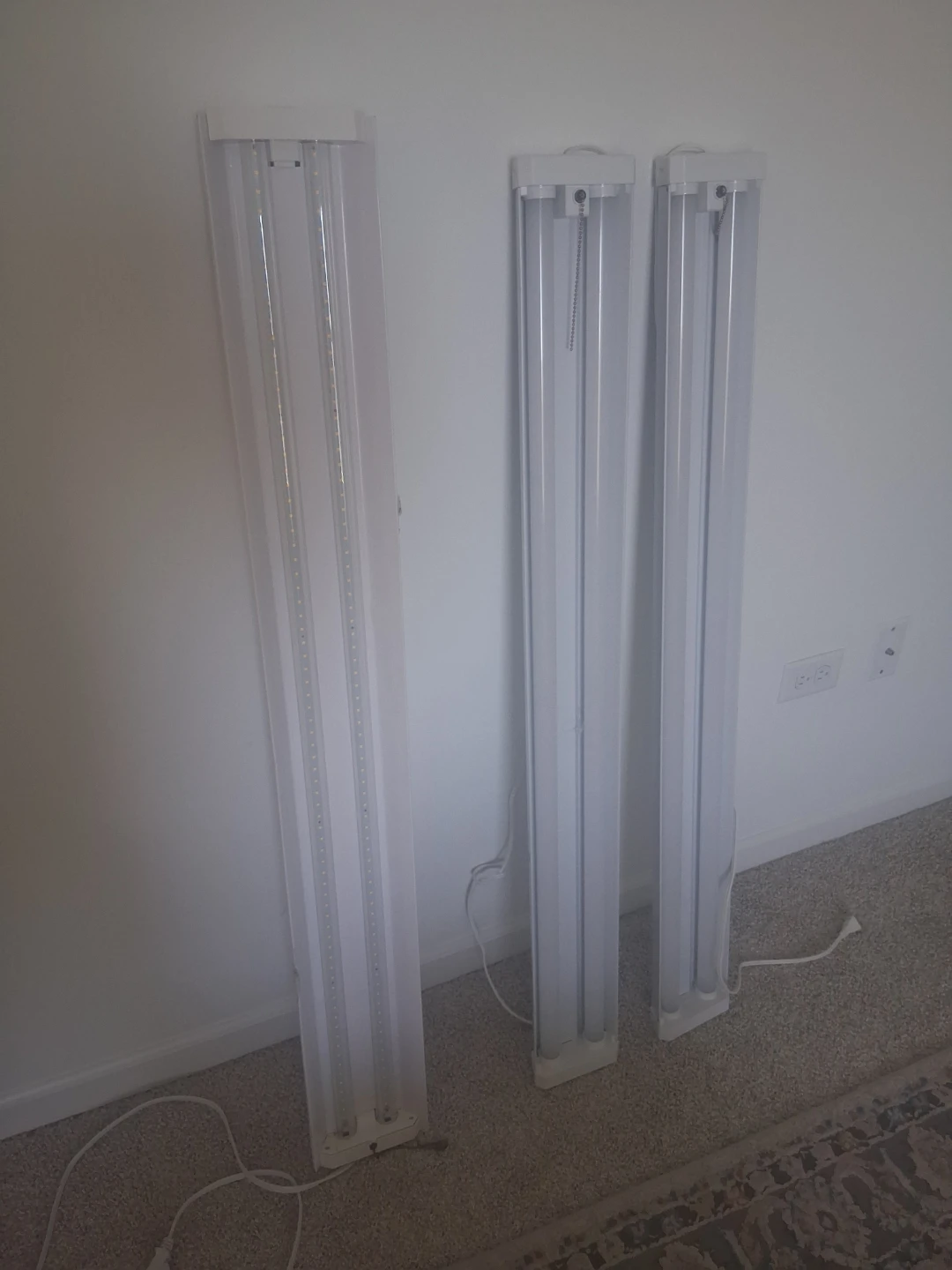 White Fluorescent Light Fixtures