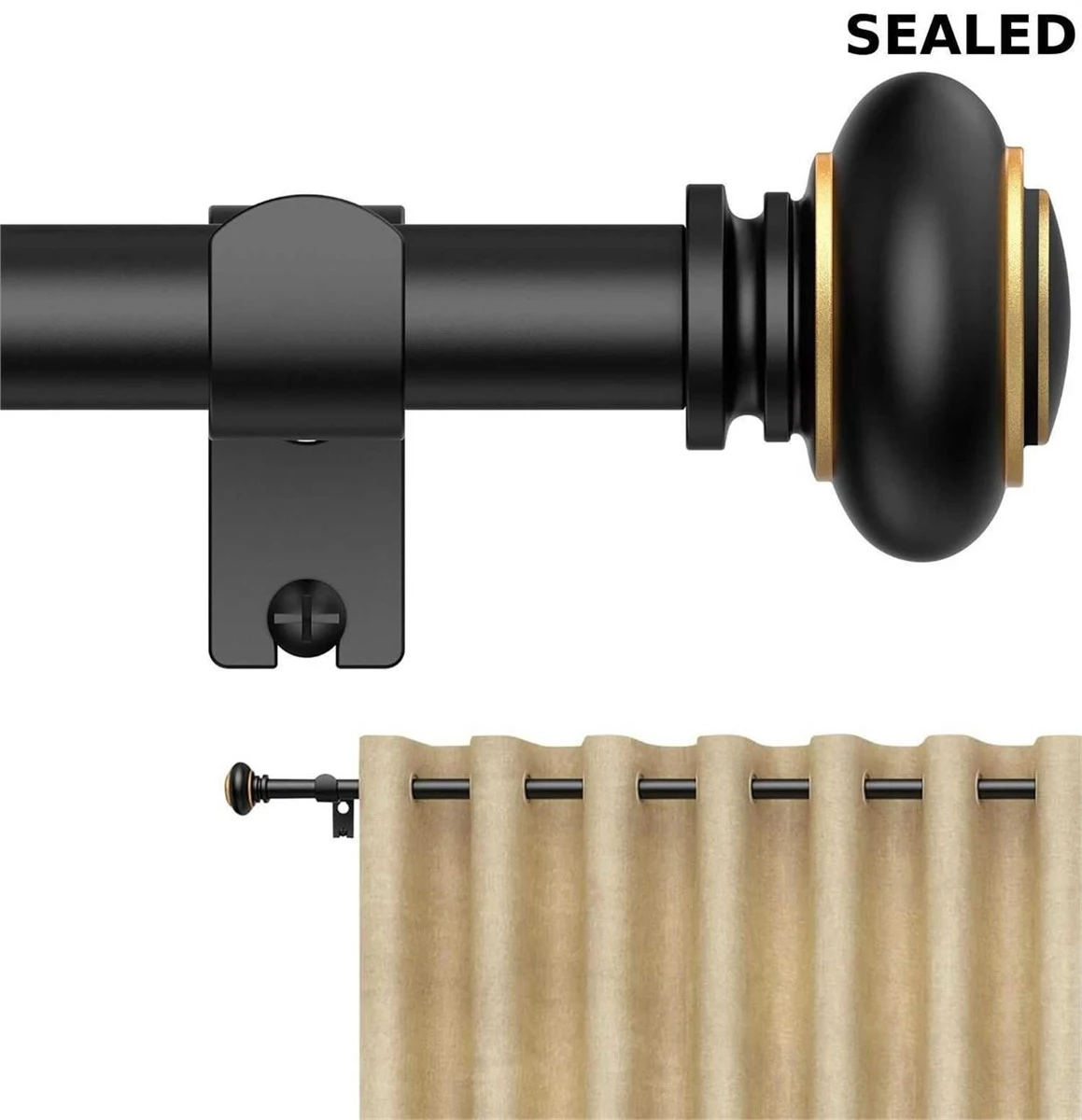 Decorative Curtain Rod with Finial