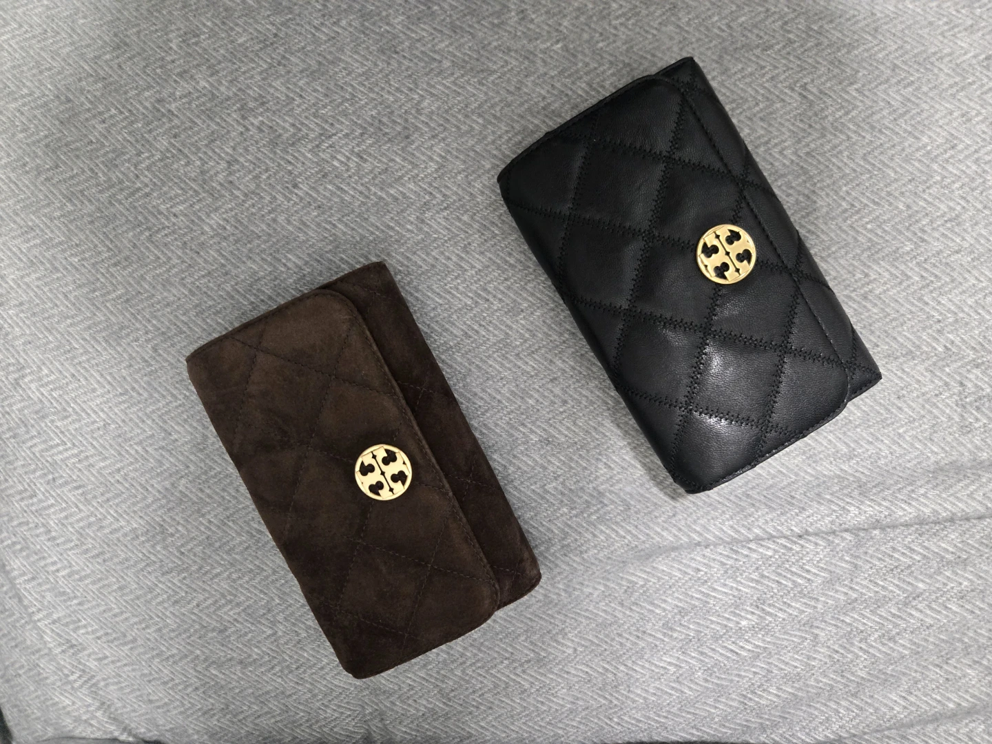 Tory Burch Kira Chevron Chain Wallet