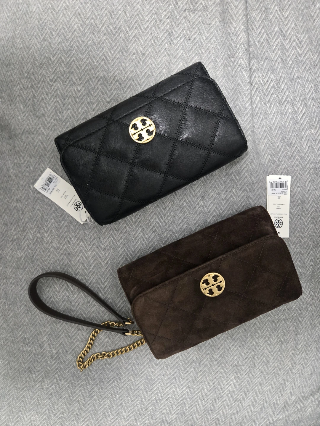 Tory Burch Kira Chevron Chain Wallet - photo 2