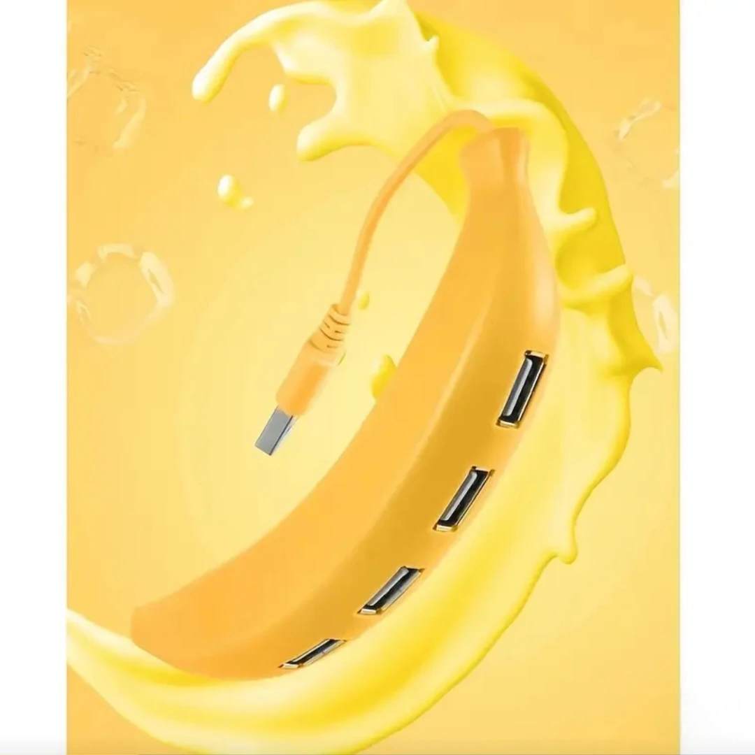 Banana Shaped 4-Port USB Hub. *Brand New* - photo 5