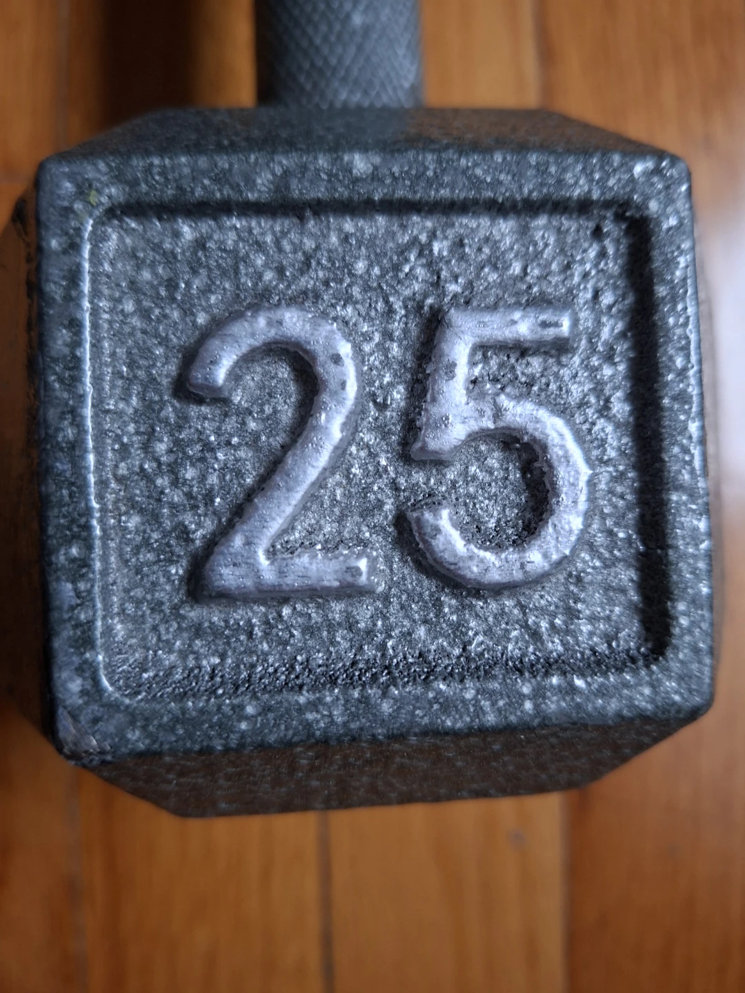 Pair of 25 lb Hex Dumbbells - photo 3