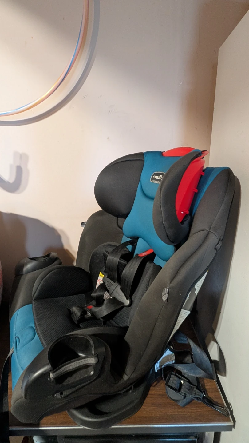 Evenflo Symphony Sport 3-in-1 Child Car Seat, blue colour - photo 4