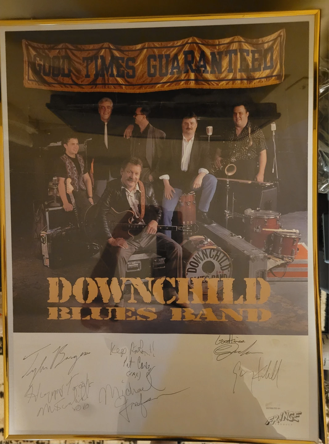 Downchild Blues Band Signed Poster