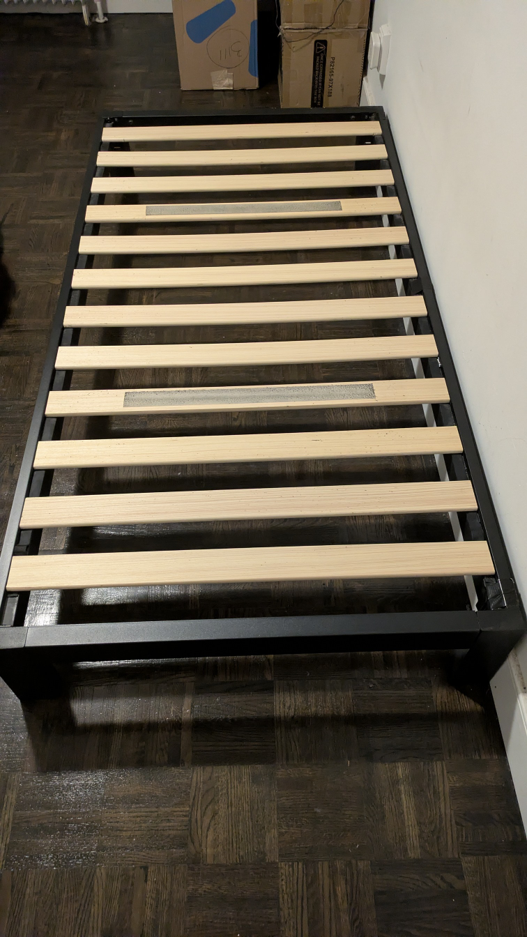 2 - Zinus modern studio 10 inch platform metal bed (Twin) frame - photo 3
