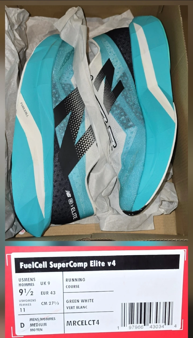 New Balance FuelCell SuperComp Elite v4 Running Shoes Size 9.5