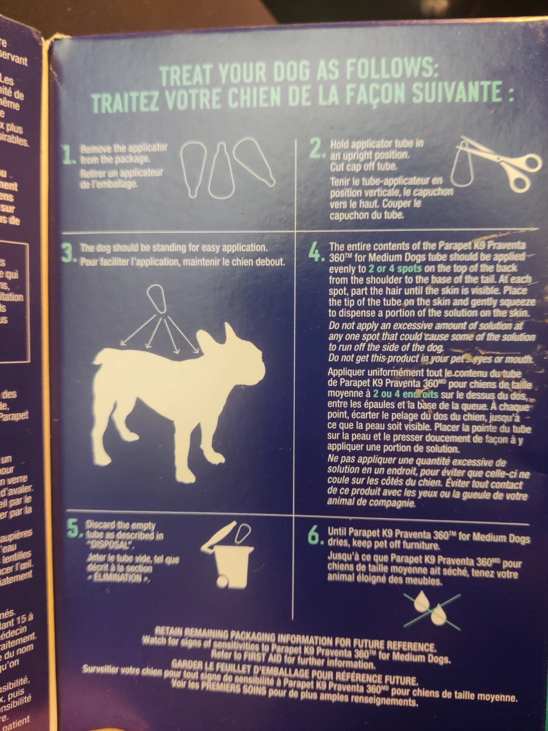K9 Praventa 360 Topical Treatment for MED SIZE DOGS - photo 3