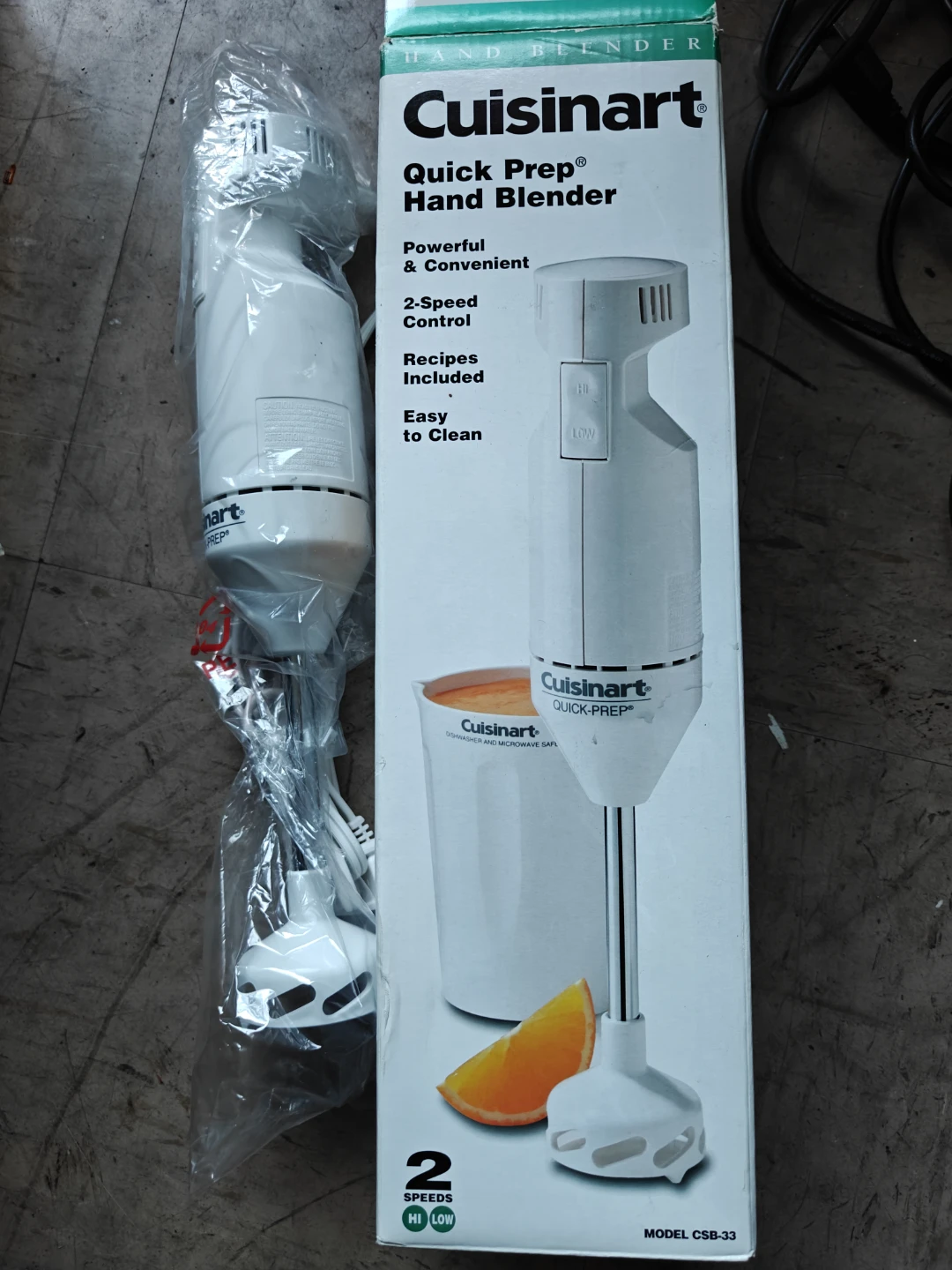 Cuisinart Quick Prep Hand Blender CSB-33 (new)