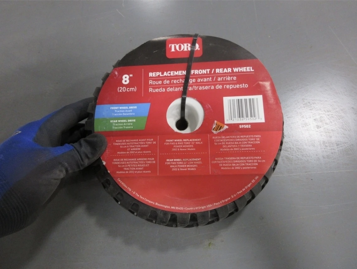 Toro Replacement Front/Rear Wheel 8" - photo 2