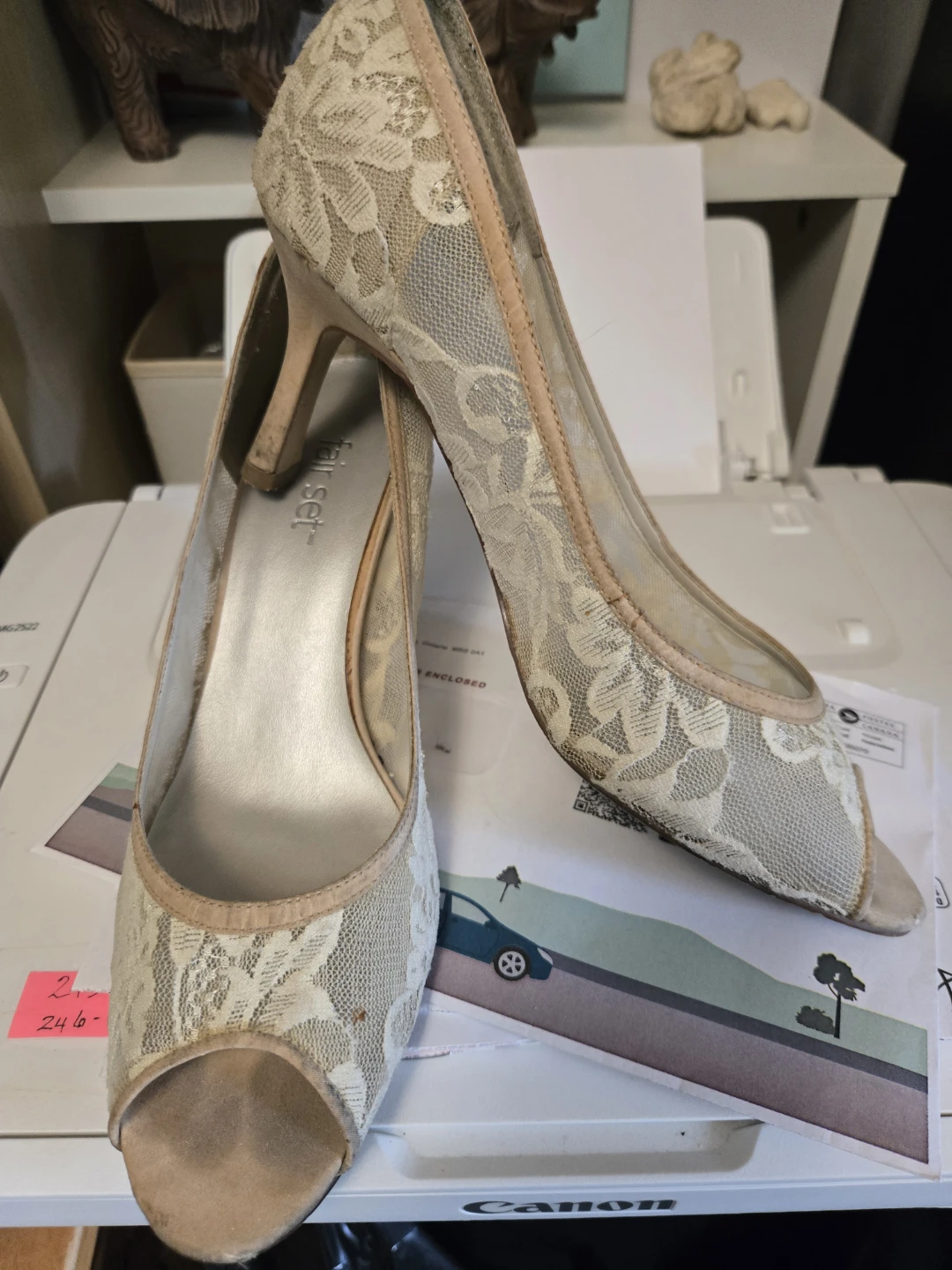 Flirtatious by Paris Hilton Lace Heels