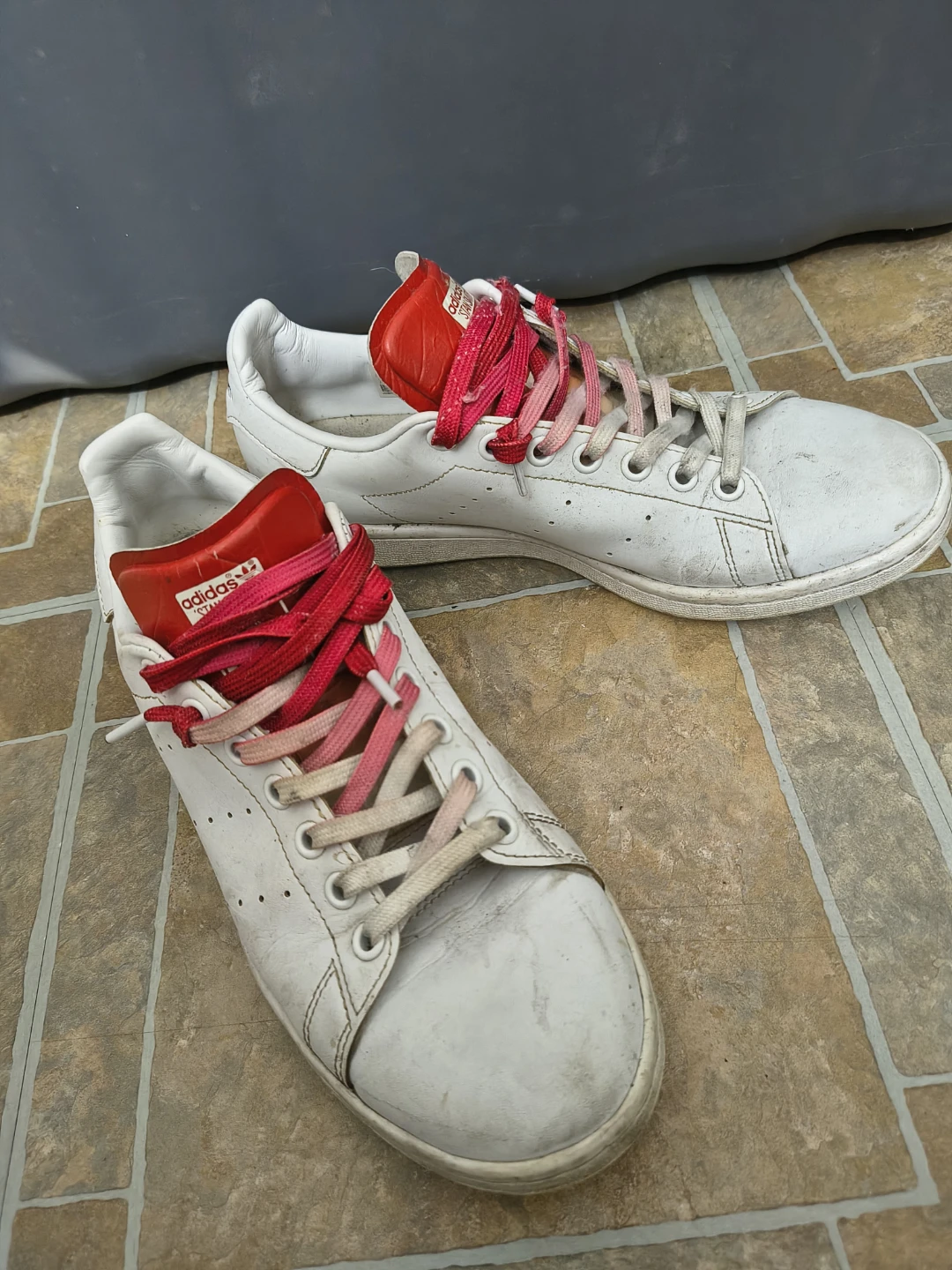 Adidas Stan Smith White Red Sneakers - photo 3