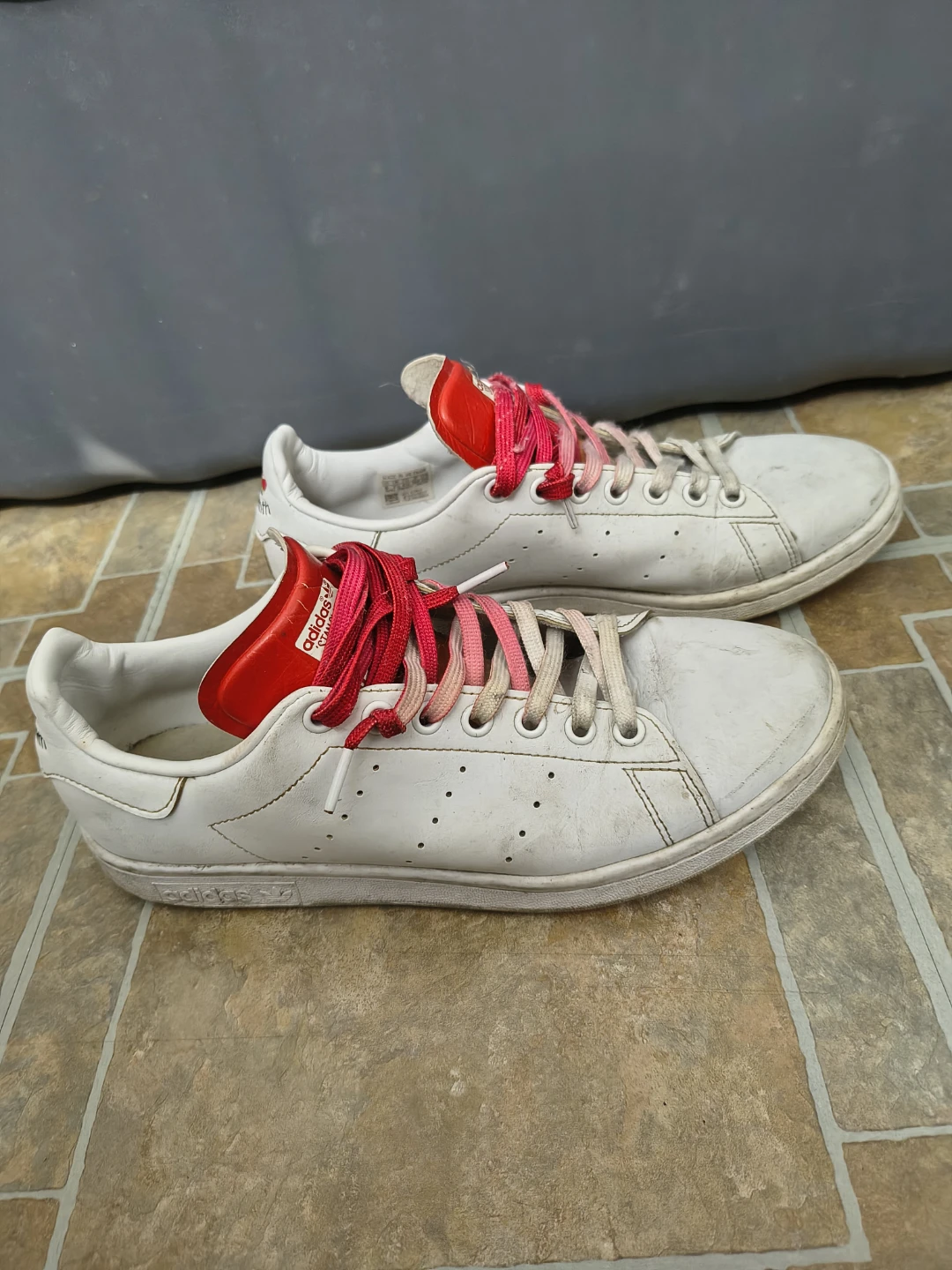 Adidas Stan Smith White Red Sneakers - photo 4
